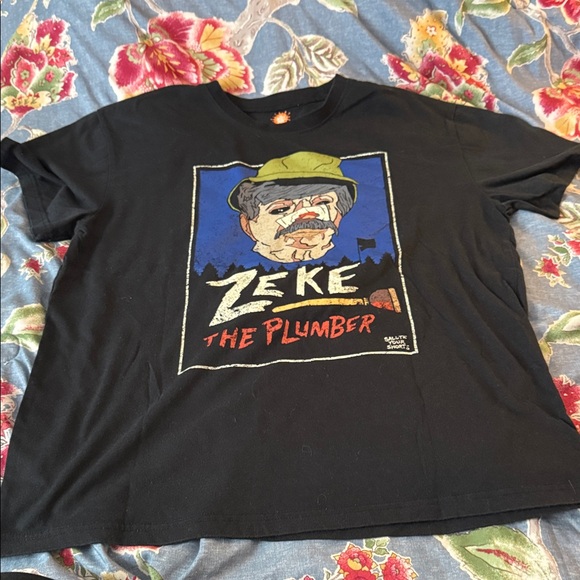 Nickelodeon Other - Nickelodeon Black Zeke the Plumber T-Shirt